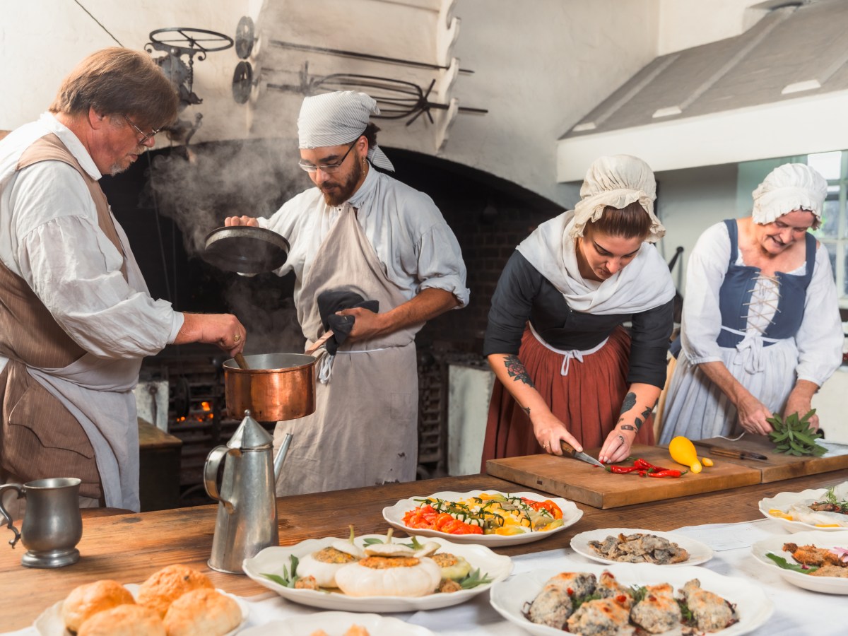 Colonial Virginia was divided in many ways. Food was the great uniter.