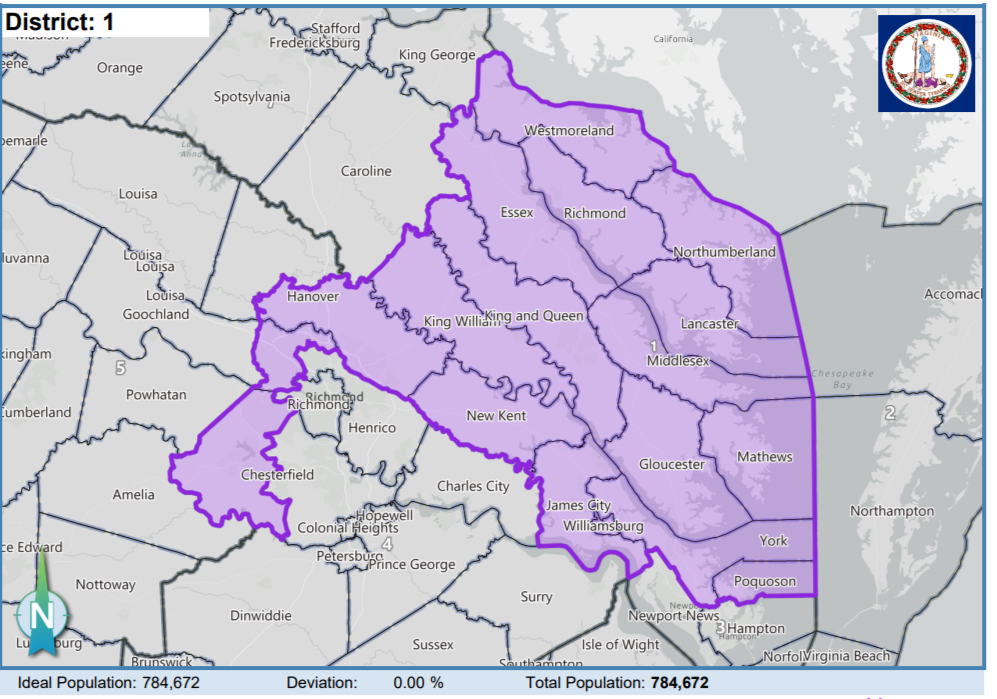 The 1st Congressional District.