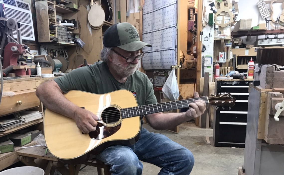 Wayne Henderson is a famous Grayson County guitar maker who once made a ...