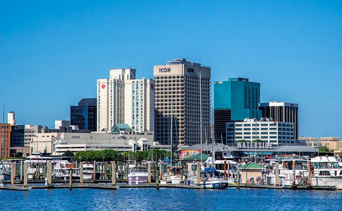 Downtown Norfolk. Courtesy of Bruce Emmerling.